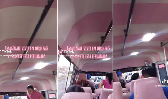Micro totalmente de rosa es viral: "Para ir al estreno de Barbie"