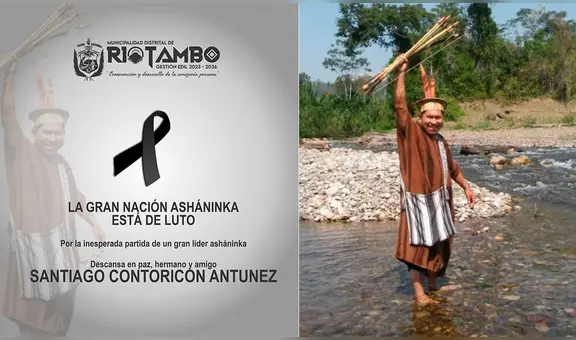 Líder asháninka fue asesinado de varios disparos por presuntos delincuentes en Junín