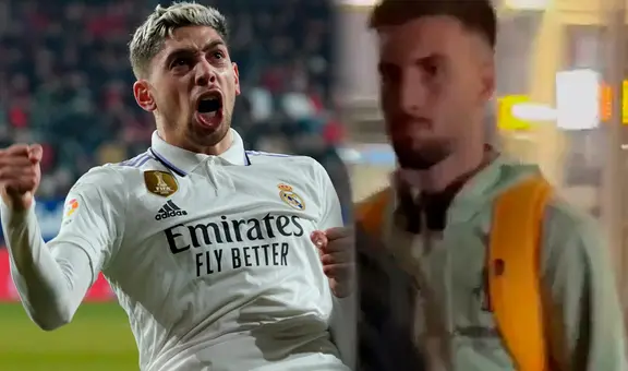 Federico Valverde: muestran pómulo hinchado de Alex Baena, jugador agredido por el uruguayo