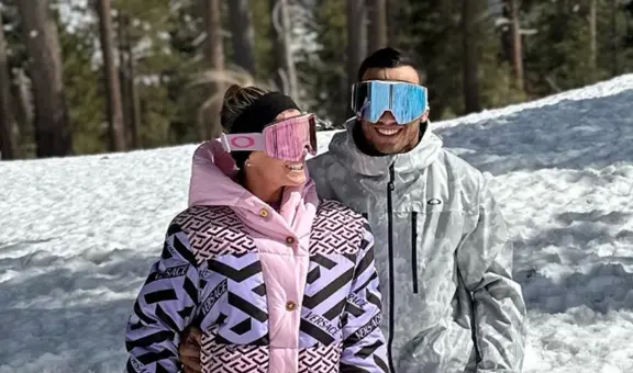 Alejandra Baigorria y Said Palao esquían en Nueva York por Semana Santa: "Por más viajes juntos"