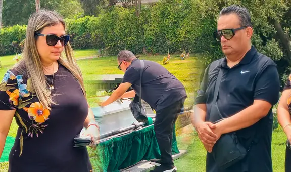 Jorge Benavides le da el último adiós a su madre en Campo Fe de Huachipa: FOTOS del entierro