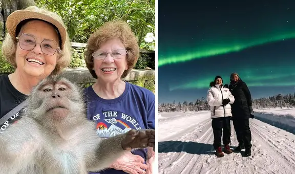 Dos mujeres de 81 años cumplen su sueño de viajar por todo el mundo en 80 días