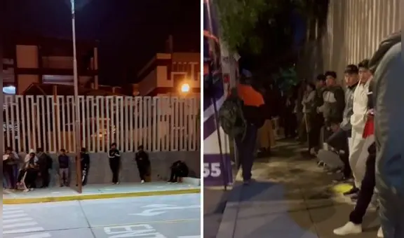 “Al que madruga Dios ayuda”: postulantes amanecieron formando cola para rendir examen de admisión