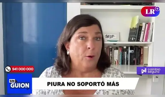RMP: Cuando uno está con el agua al cuello, no quiere saber cómo se llama el fenómeno, quiere soluciones
