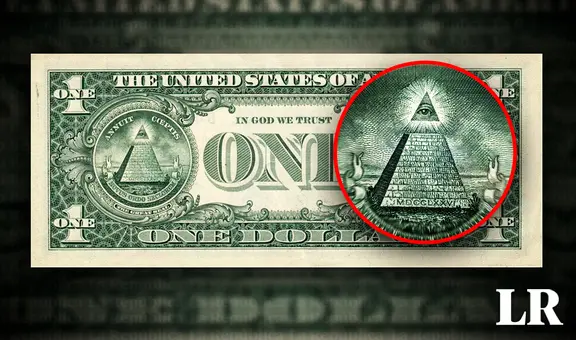 ¿Cuál es el origen de la pirámide y el ojo que aparecen en el billete de 1 dólar?