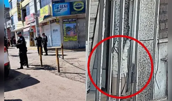 Sujetos dejan cartuchos de explosivos en la puerta de empresa de transporte en Arequipa