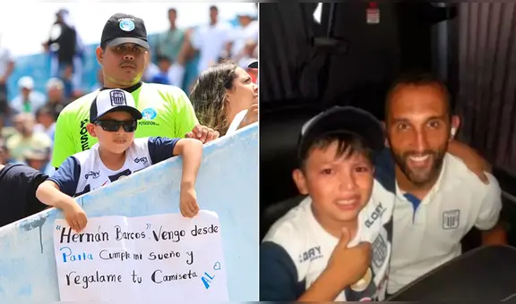 Niño piurano pidió conocer a Hernán Barcos, pero antes puso una condición