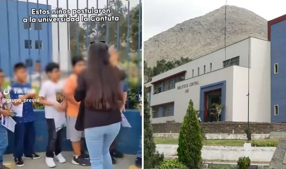 Niños de primaria hacen cola para postular a La Cantuta: "A su edad yo jugaba trompo"