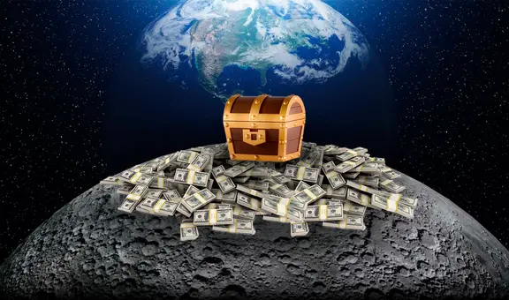 Búsqueda del tesoro en la Luna: envían 1,5 millones de dólares y quien los encuentre se los queda