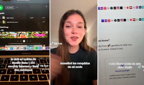 Graba los ronquidos de su novio y los monetiza: "Si yo lo soporto, que Spotify me pague"