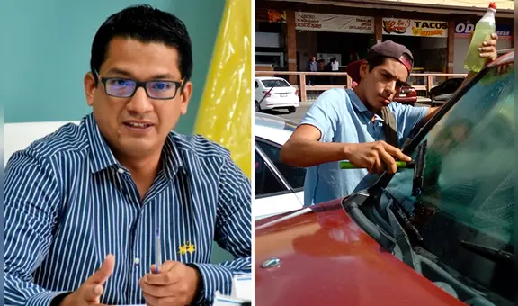 Alcalde de SMP evaluará que solo las personas con discapacidad trabajen como limpiaparabrisas