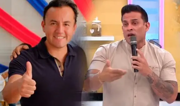 Christian Domínguez respalda a Richard Acuña: "Exponer montos es muy bajo, pero hay que hacerlo"