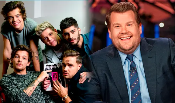 One Direction: usuarios piden reunión de la banda para el último programa de James Corden en abril