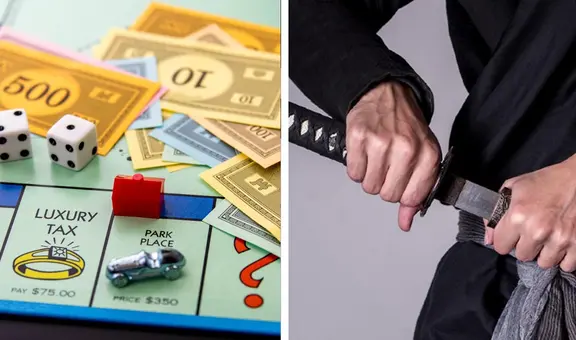 Partida de Monopoly termina con 2 heridos por pelea con catana