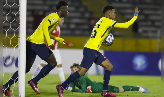 Ecuador reaccionó a tiempo y venció 3-1 a Paraguay por el hexagonal del Sudamericano Sub-17