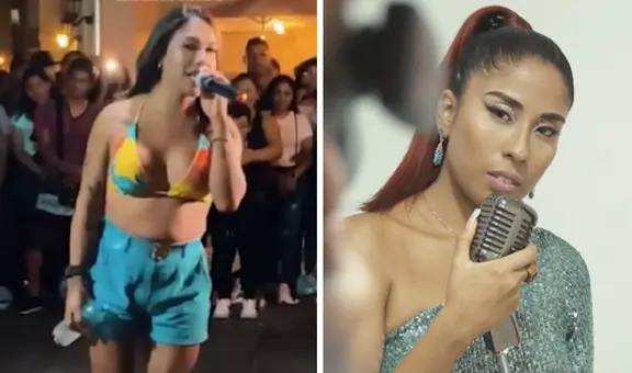 Dayanita causa furor al cantar “Dejarte de amar” en show ambulante: “¡Tiembla, Azucena Calvay!”