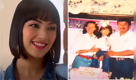 ¿Cuál es la ascendencia de Kimberly Torrejón de "AFHS" y a qué edad vino de su país al Perú?