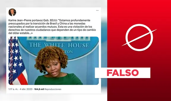 No, portavoz del Gobierno de EE. UU. no dijo que acuerdo entre Brasil y China “es una violación de derechos”