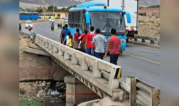 La Libertad: exigen puentes peatonales a MTC para Virú y Chao