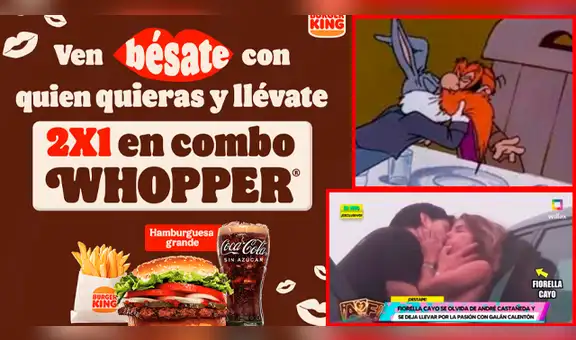 Estos son los mejores memes sobre la nueva publicidad de Burger King por el Día del Beso