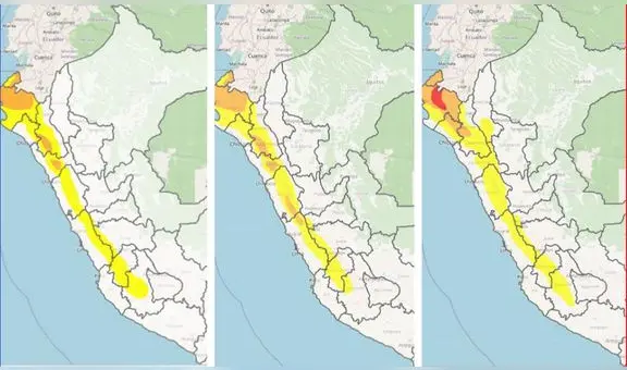 Senamhi: ¿en qué regiones del norte y sur continuarán las fuertes lluvias en los próximos días?