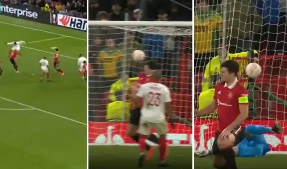 El insólito autogol con la cara de Harry Maguire: United ganaba 2-0 pero acabó 2-2 con su blooper