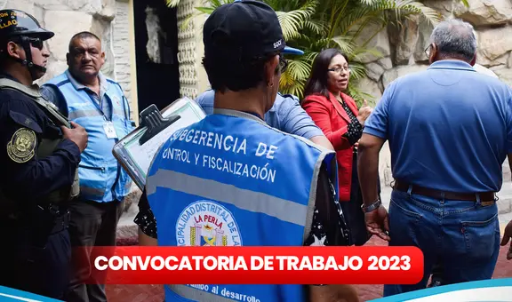 ¿Tienes primaria finalizada y buscas trabajo? Municipalidad de La Perla ofrece empleos de hasta S/3.000
