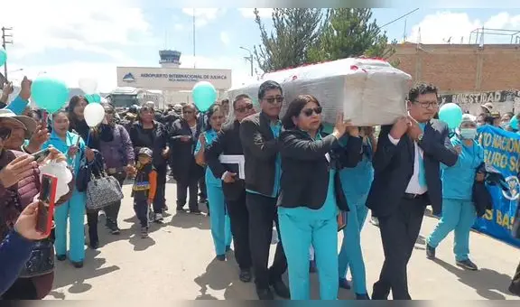 Llegan a Juliaca restos de enfermera víctima de violación grupal y feminicidio
