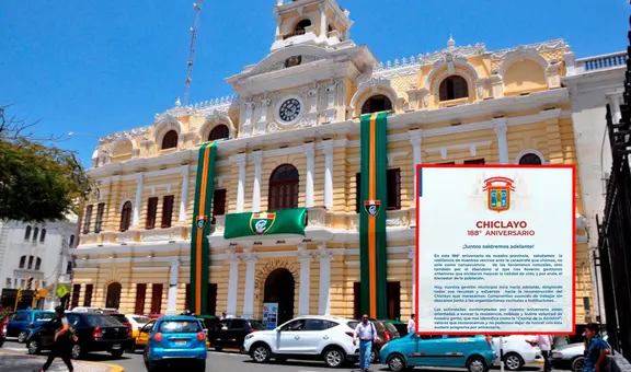 Conoce el cronograma de actividades por Aniversario de Chiclayo 2023