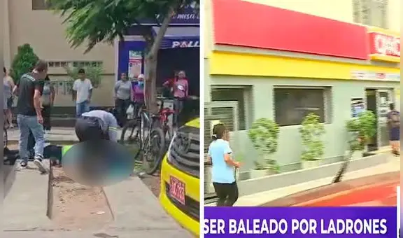 Sereno recibe disparo directo al cuello por delincuente que huía tras robo en Surco