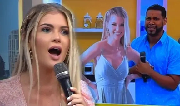 Brunella reaparece en redes y se burla de figura de cartón que la reemplazó en "América hoy"