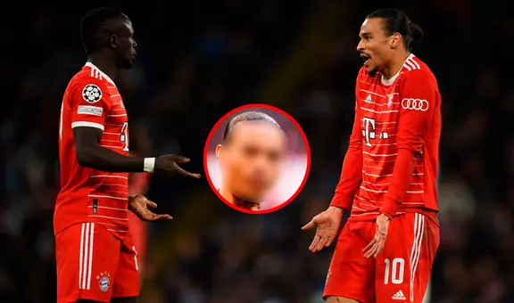 Así quedó el labio reventado de Leroy Sané tras el puñetazo que le propinó Sadio Mané