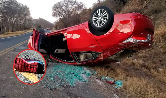 ¿Por qué los zapatos suelen salir volando en los accidentes de tránsito? Esto dicen los expertos