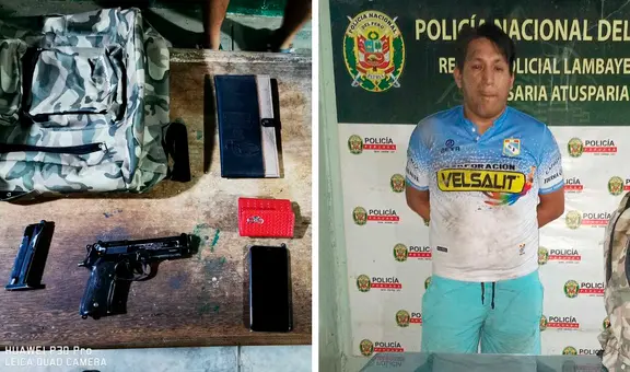 Capturan a falso taxista que asaltaba a pasajeros con pistola de juguete en Chiclayo