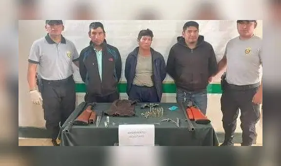 Dictan prisión preventiva para comuneros que portaron armas para detener a presunto ladrón en Huánuco