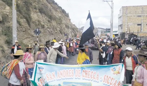 Cusco: gremios de Canchis anuncian reinicio de marchas contra Gobierno central