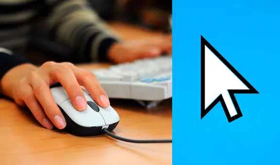 ¿Por qué el cursor del mouse está inclinado a la izquierda y no es recto? Aquí la respuesta