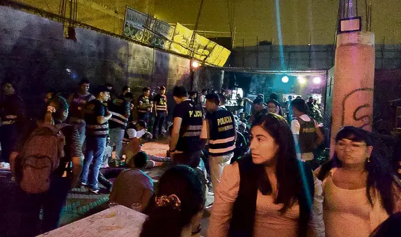 Caen 61 presuntos miembros del ‘Tren de Aragua’ en casa de Chosica