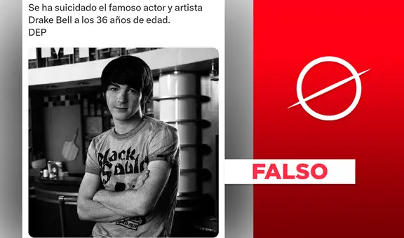 No, Drake Bell no se ha suicidado: está habido y activo en redes sociales