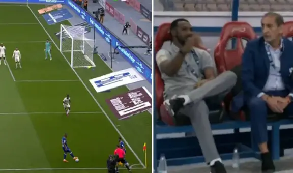 Carrillo y un terrible blooper: dejó a su compañero en off-side en tiro de esquina y su DT enfureció