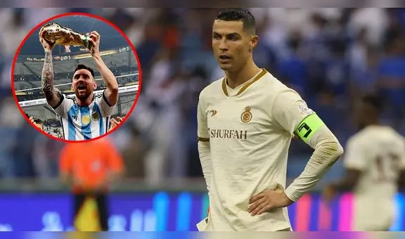 Cristiano Ronaldo realiza gesto obsceno a hinchas que le gritaron "Messi" tras su derrota