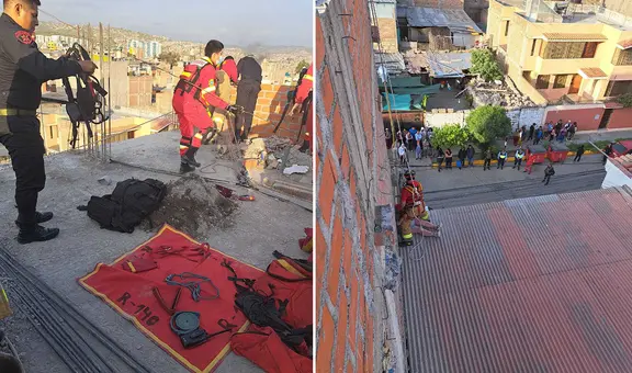 Mujer salta del tercer piso al techo de su vecino para no ser agredida por sus hijos en Arequipa