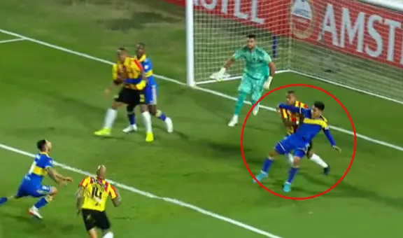 Arley Rodríguez y la insólita falta que provocó que anulen del 1-0 de Pereira sobre Boca Juniors