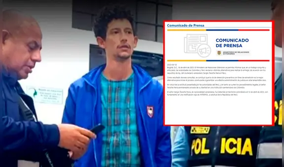 Colombia determina prisión preventiva por 90 días contra Sergio Tarache con fines de extradición