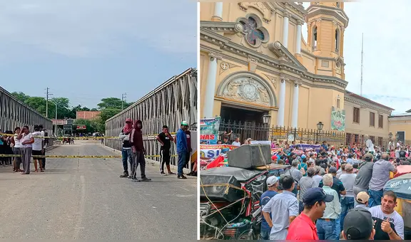 Paro en el norte: protestas en Tumbes y Piura registraron toma de puentes y carreteras