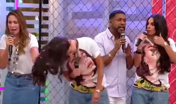 Almendra Gomelsky le jaló el cabello a Rebeca Escribens para demostrar que no usa extensiones