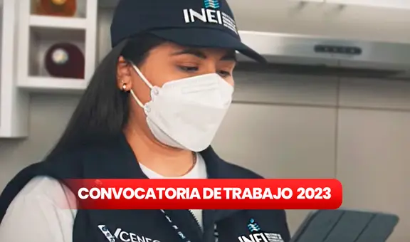 ¿Eres técnico o universitario? INEI requiere personal y ofrece sueldos desde S/2.000