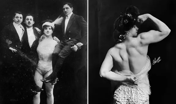 Lady Hércules: la increíble historia de la mujer que podía alzar a varios hombres con una mano