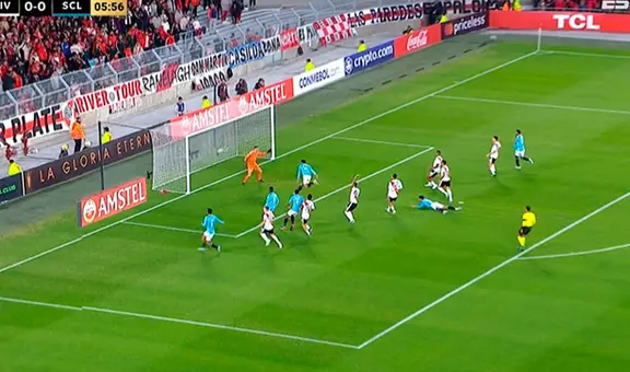 Con cabezazo, Da Silva anota el primero de Sporting Cristal y silencia el Monumental de Argentina