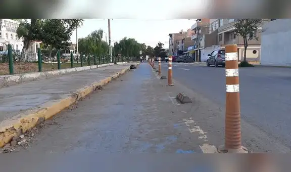 Cuestionan a la Municipalidad de Chiclayo por el retiro de ciclovías